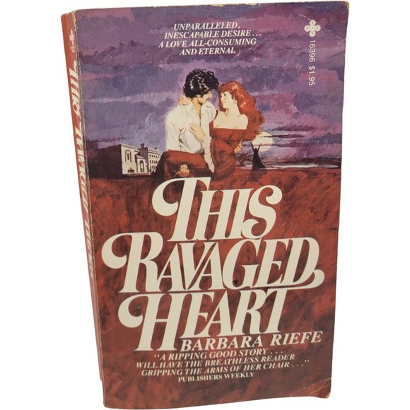 This Ravaged Heart by Barbara Riefe – 1977 Vintage Romance Paperback - Picture 1 of 13